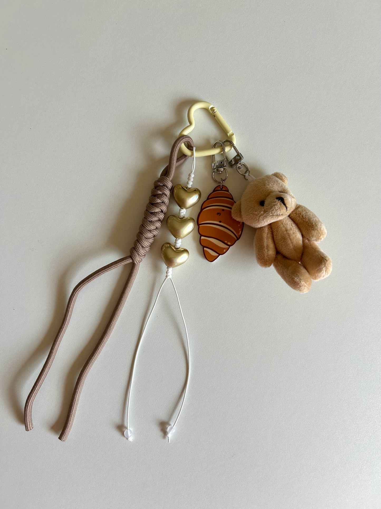 Teddy bag charm