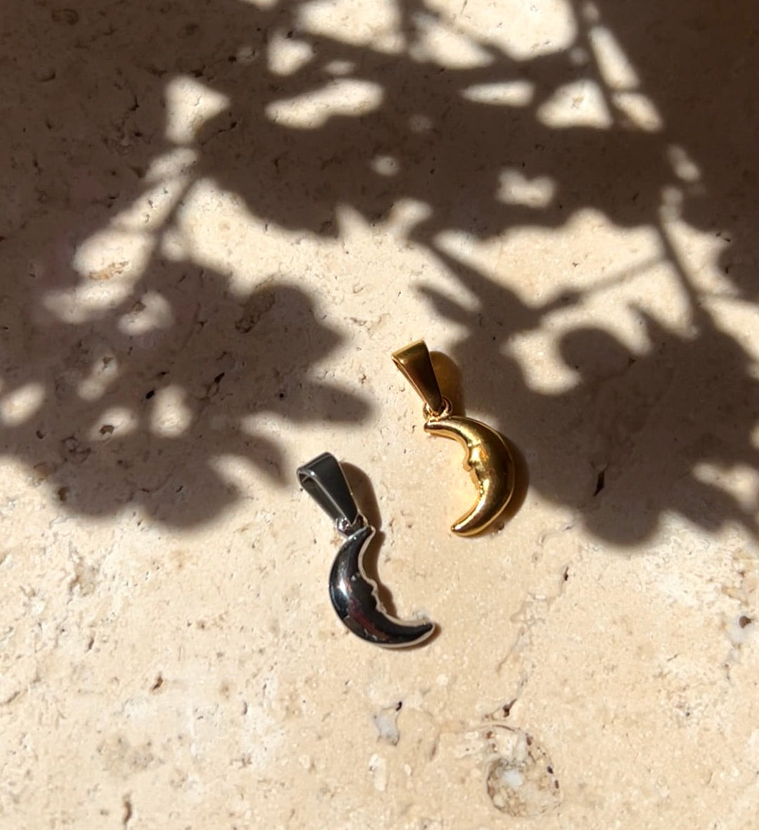 Crescent moon charm
