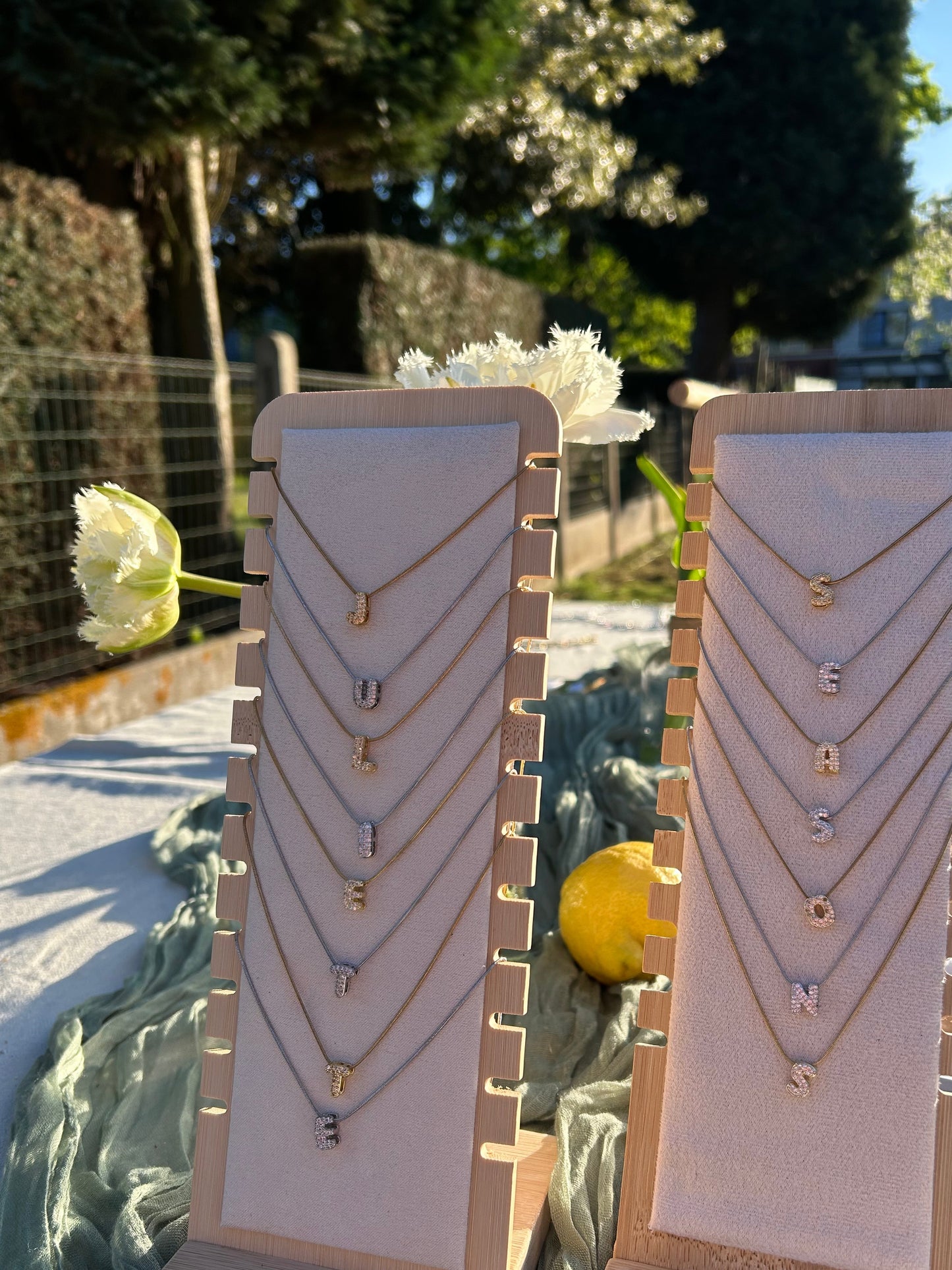 Initial necklace