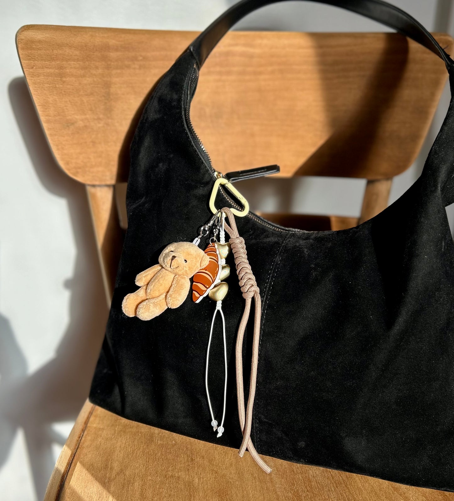 Teddy bag charm