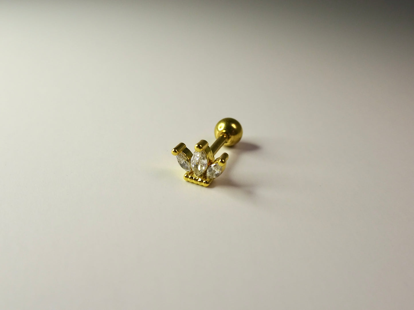 Blu ear piercing