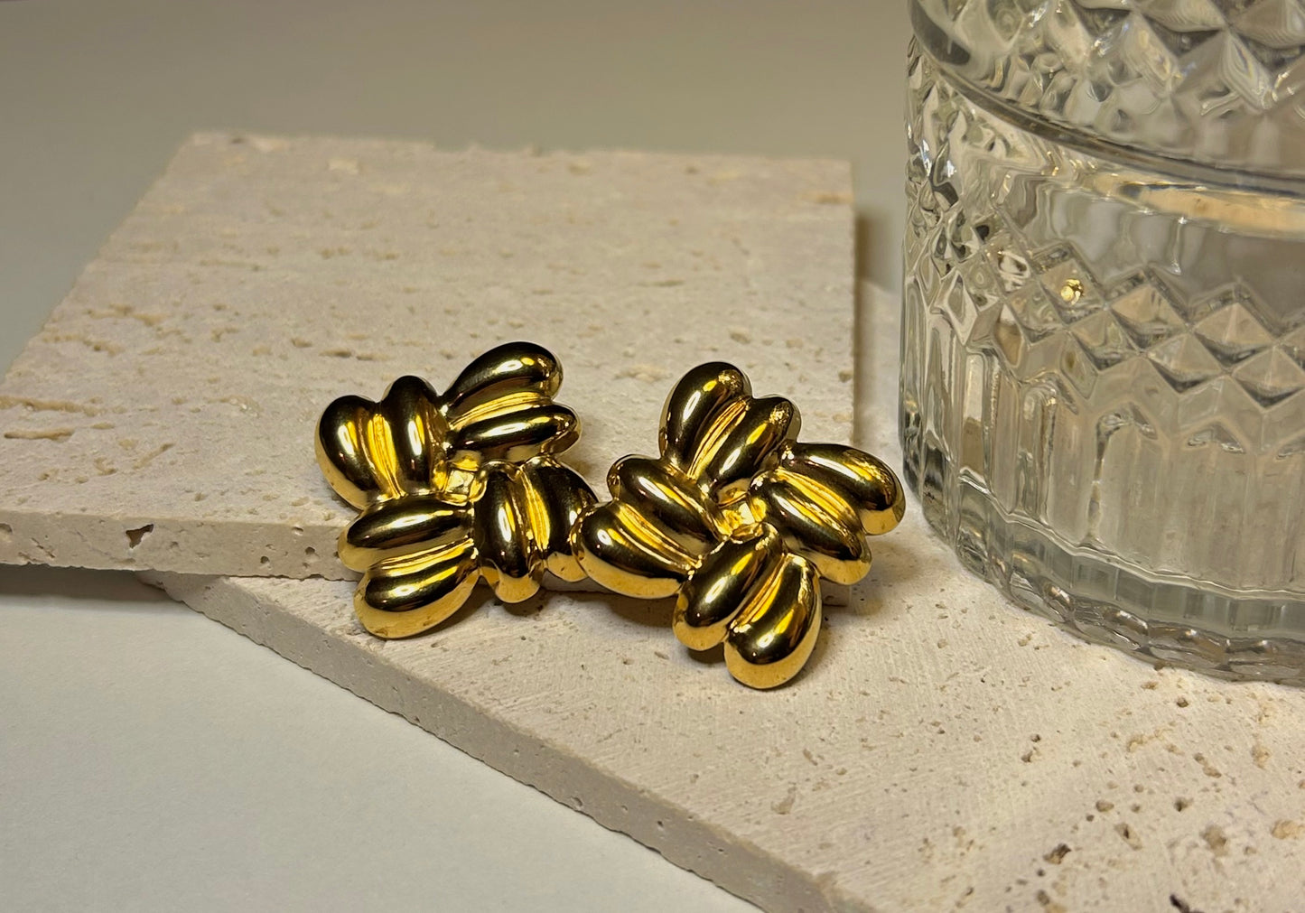Print earrings