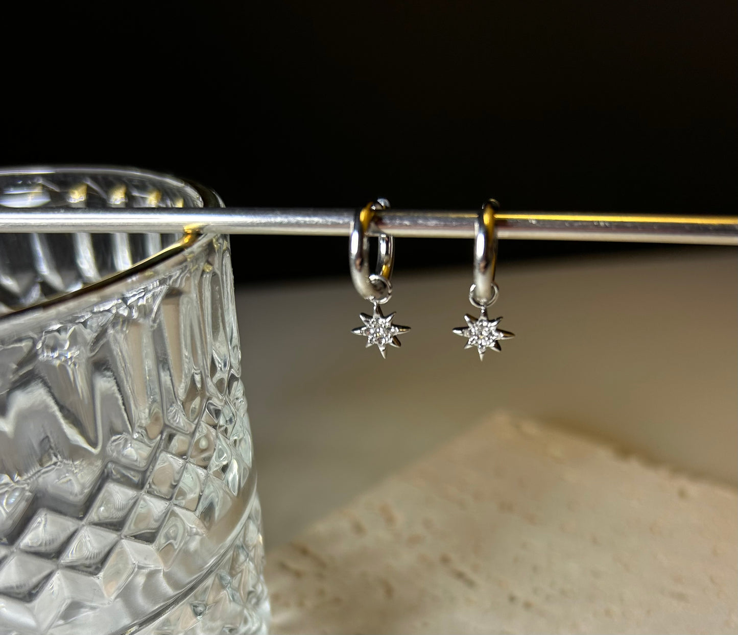 Star earrings