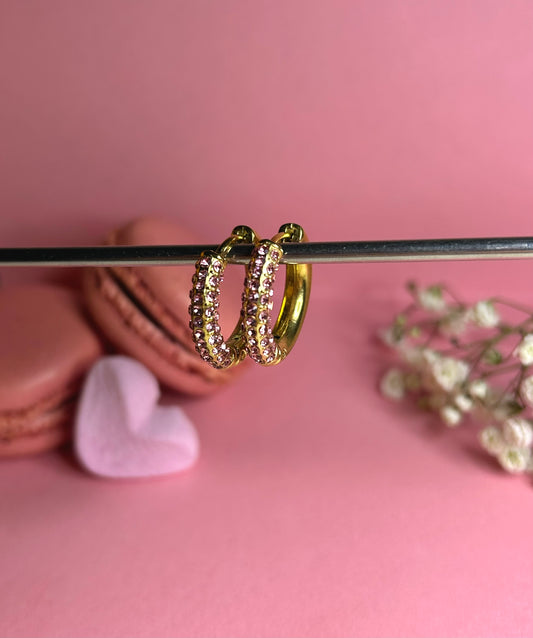 Rose earrings