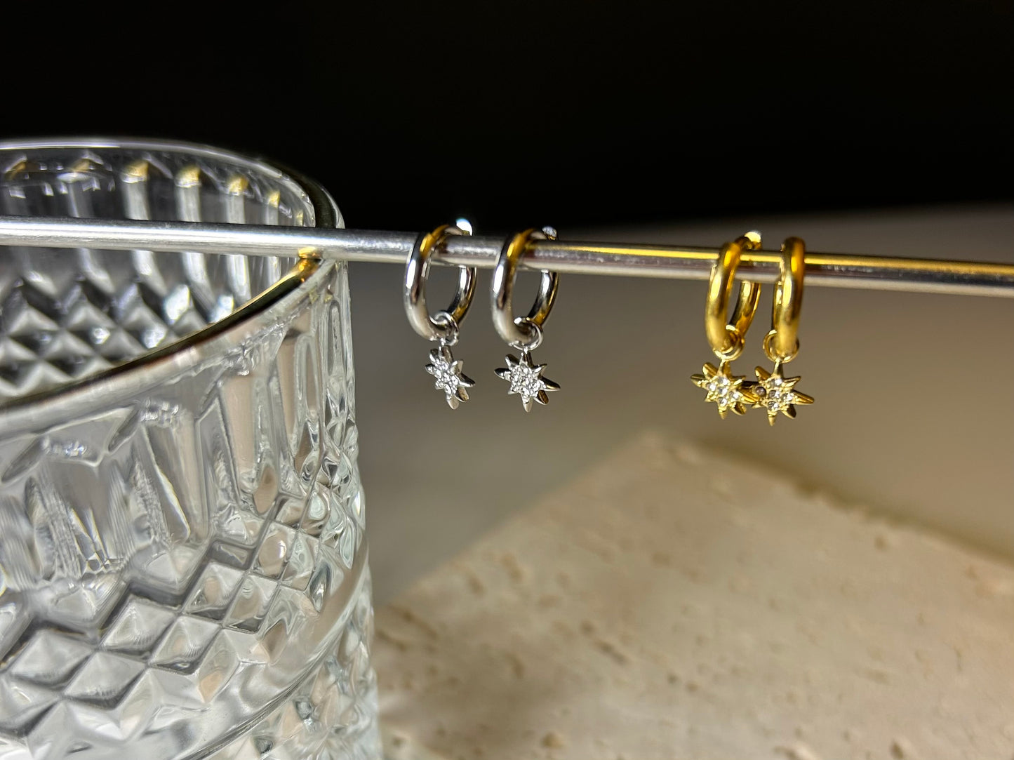 Star earrings