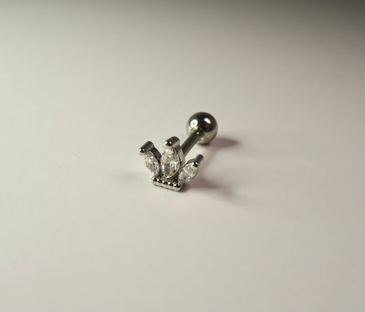 Blu ear piercing
