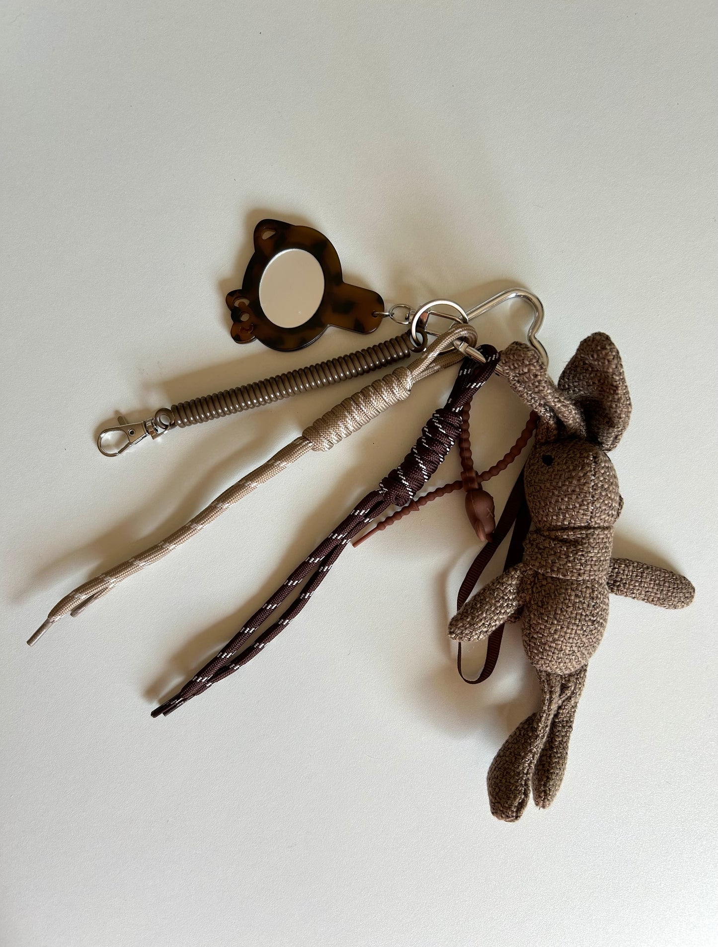 Bunny bag charm