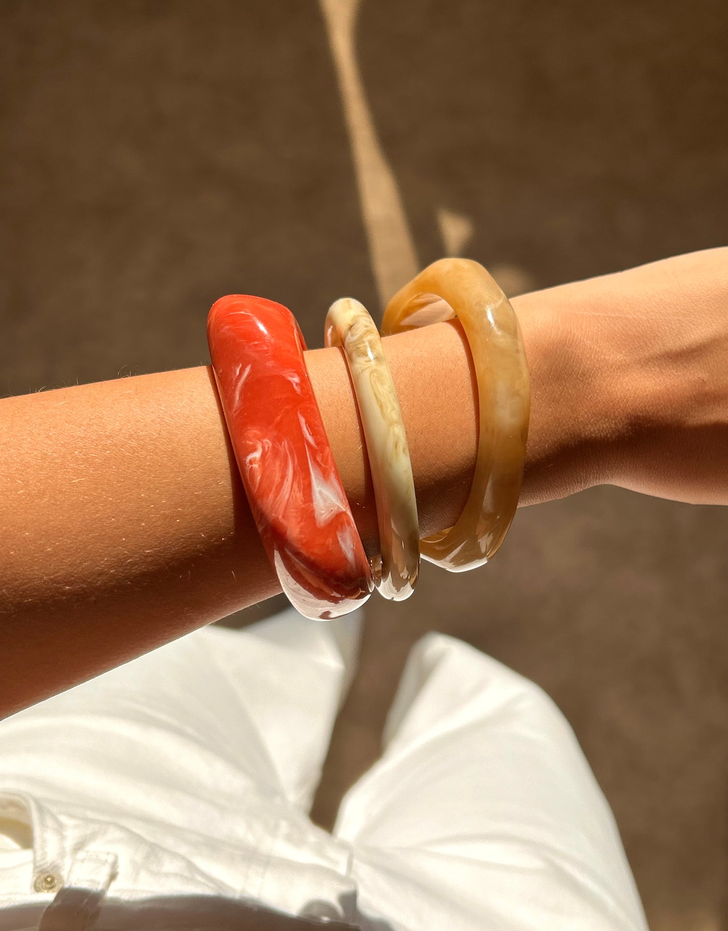 Sunset bangles