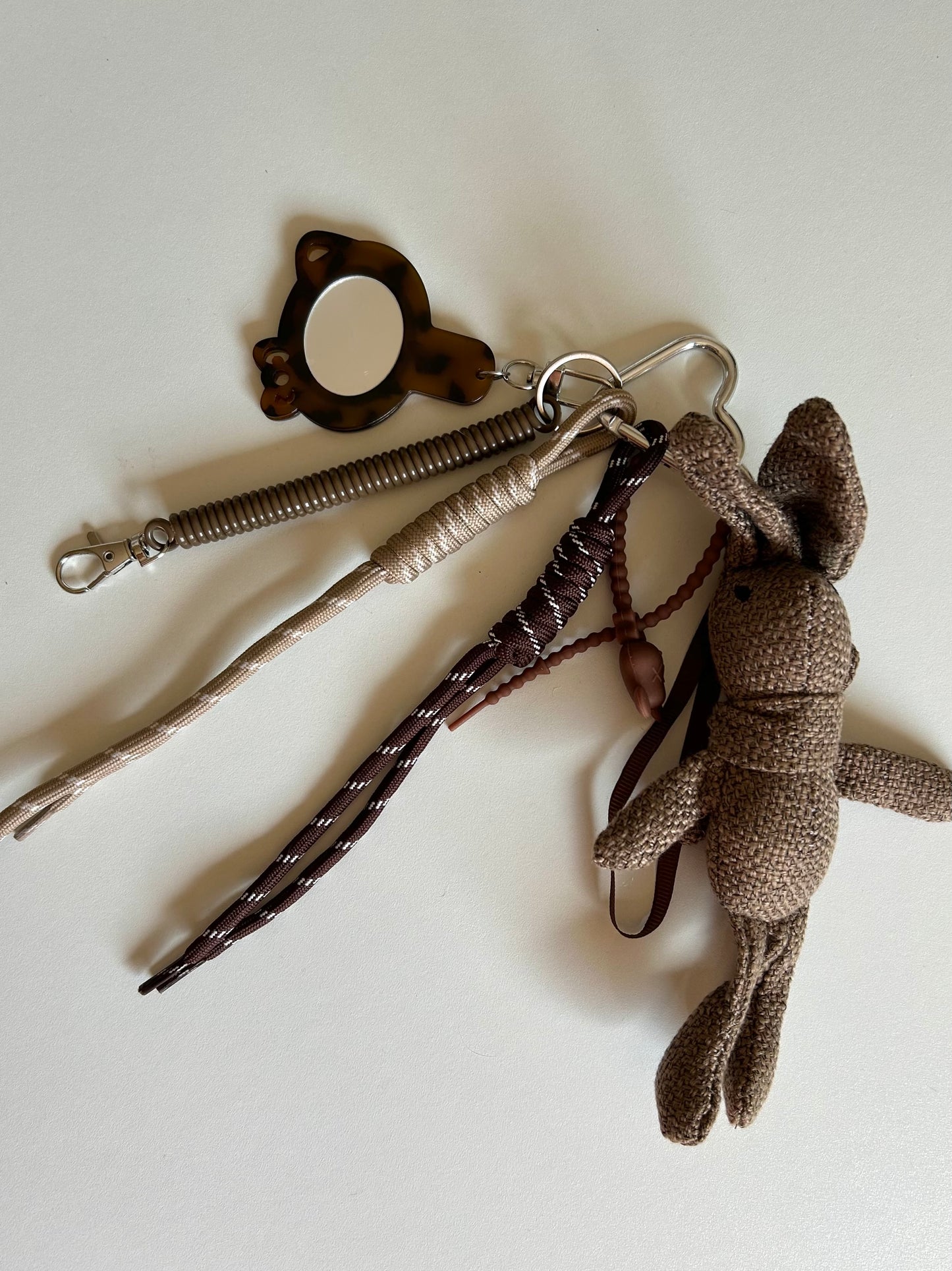 Bunny bag charm