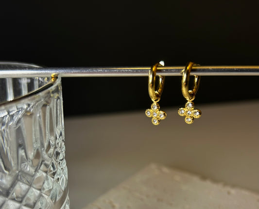 small crosses earrings