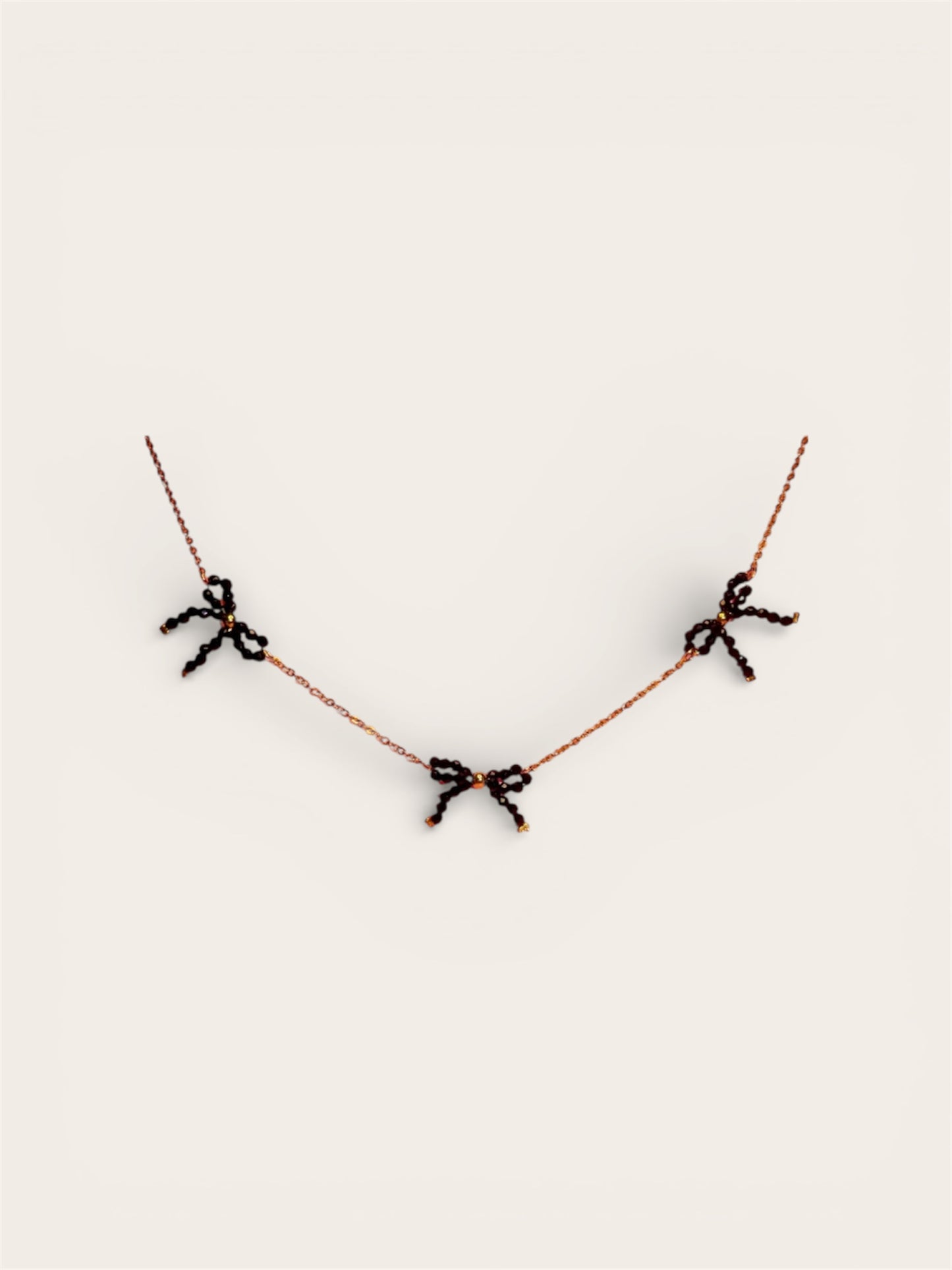 Bows necklace