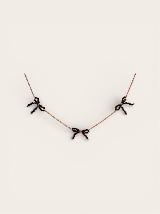 Bows necklace